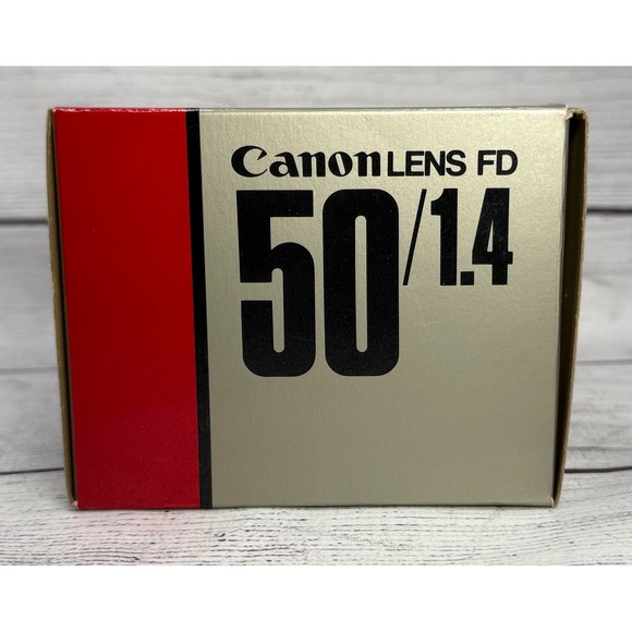 Canon FD 50mm F1.4 S.S.C. Lens with Original Box and Warranty Card Made in Japan - Picture 2 of 13